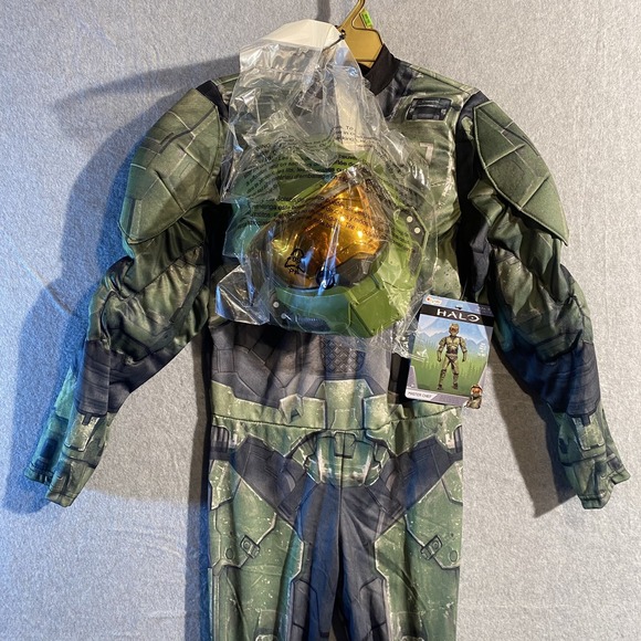 Disguise Boys Halo Master Chief Deluxe Costume Size M 8-10 - Picture 3 of 8